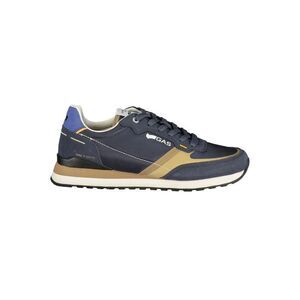 Gas Blue Polyurethane Men Men's Sneaker